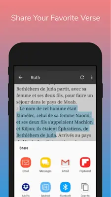 French Bible Louis Segond android App screenshot 0